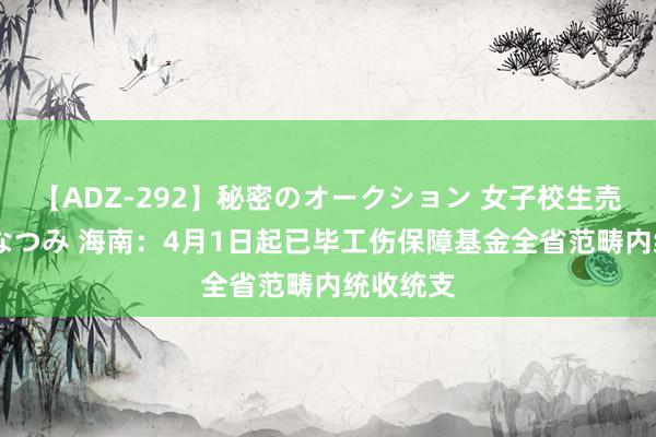 【ADZ-292】秘密のオークション 女子校生売ります なつみ 海南：4月1日起已毕工伤保障基金全省范畴内统收统支