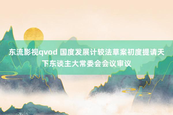东流影视qvod 国度发展计较法草案初度提请天下东谈主大常委会会议审议